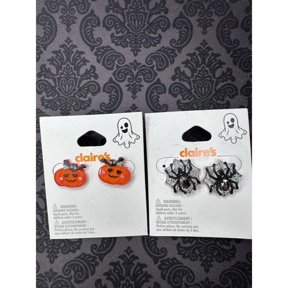 Claire’s Halloween earrings
